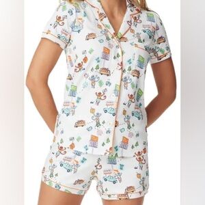 Discontinued Roller Rabbit On the Road Polo Pajamas XXS top and bottom